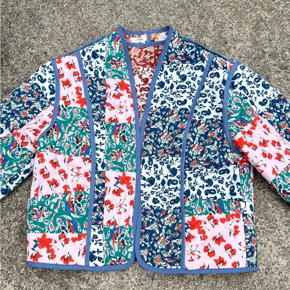 Reversibility Floral Patchwork Jacket - image 2